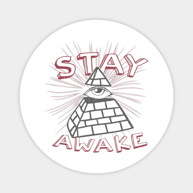 STAY AWAKE Magnet by Bear and Seal